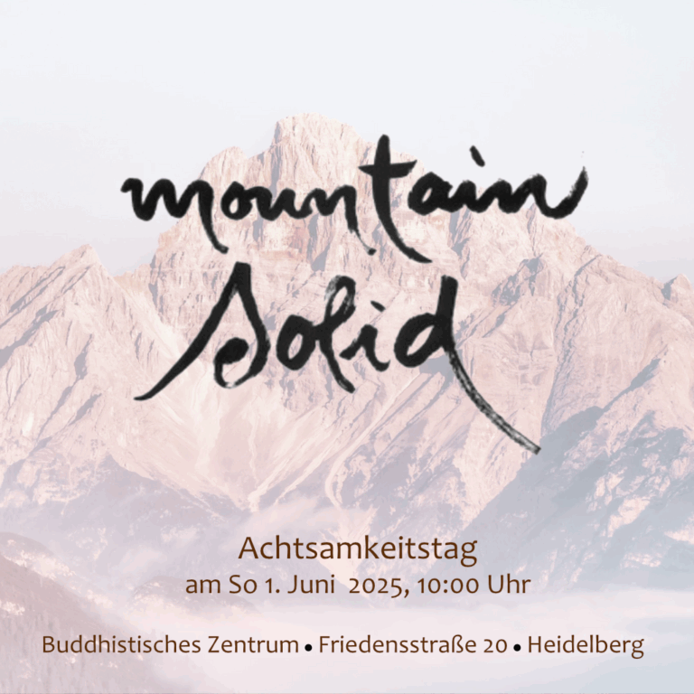 Achtsamkeitstag 1 Juni 2025
